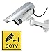 Aexit CCTV Electronic security Dummy Realistic Looking Security Camera Red LED Light Blinking Solar Energy Powered