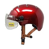 Casque de vélo Urbain avec visière Kask 4 aérations Taille L Bordeaux