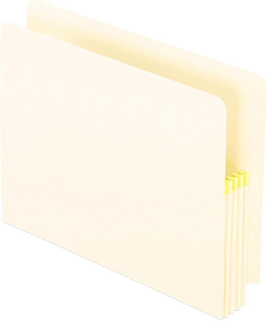 Pendaflex 12832 Convertible File, Straight Cut, 3 1/2 Inch Expansion, Letter, Manila, 25/Box