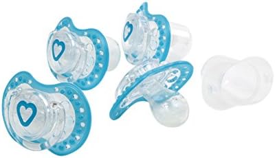 Haberman Lovi Soother (6-18 Months, Pack of 4, Blue)