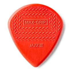 Dunlop médiators Nylon Max Grip Jazz III Player’s Pack, rouge, 1.38 mm (6 pièces) - Les Beatles, Paul McCartney, John Lennon, RIngo Starr, George Harrison