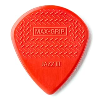Dunlop médiators Nylon Max Grip Jazz III Player’s Pack, rouge, 1.38 mm (6 pièces) - Les Beatles, Paul McCartney, John Lennon, RIngo Starr, George Harrison