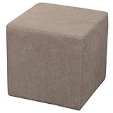 Freuen Sie sich auf höchsten Sitzkomfort. Der Pouf Hocker mit Bezug ist besonders bequem konzipiert, sodass Sie darauf längere Zeit sitzen können.