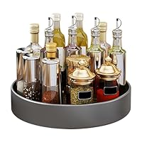iDesign - Lazy Susan Draaiplateau met Vakken, 30.5 cm, Paulownia Hout