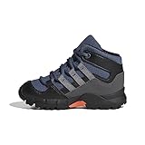 adidas Unisex Baby Terrex Gore-TEX Hiking Shoes-Mid (Non-Football), Wonder Steel/Grey Three/Impact orange, 21 EU