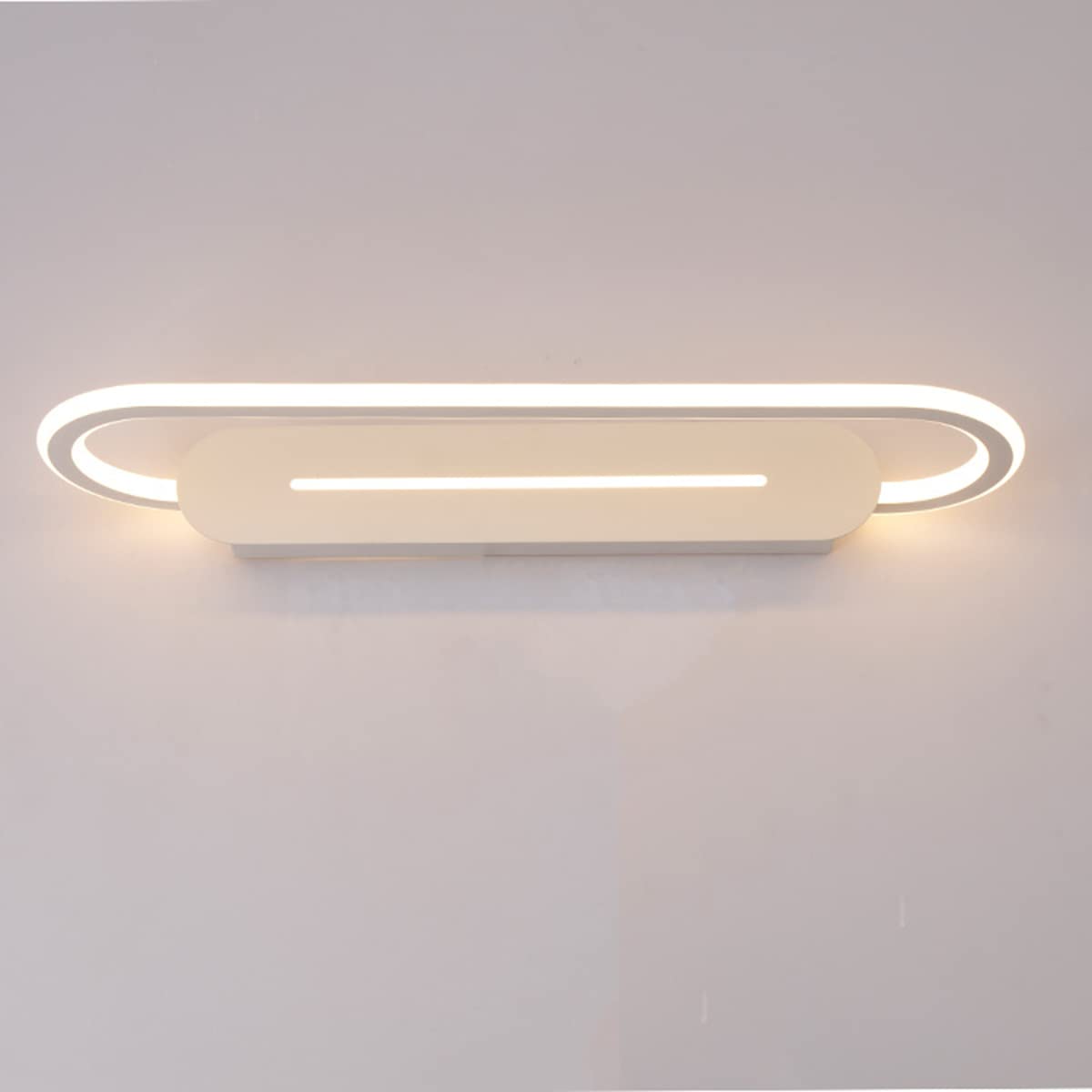 23W LED Spiegelleuchte Weiß 60CM Badezimmer Lampe 180° Einstellbar Badspiegel Lampe IP44 Wasserdicht Lampe Badleuchte Schminklampe Für Spiegel Wandmontage Lichtschrank Wandbeleuchtung