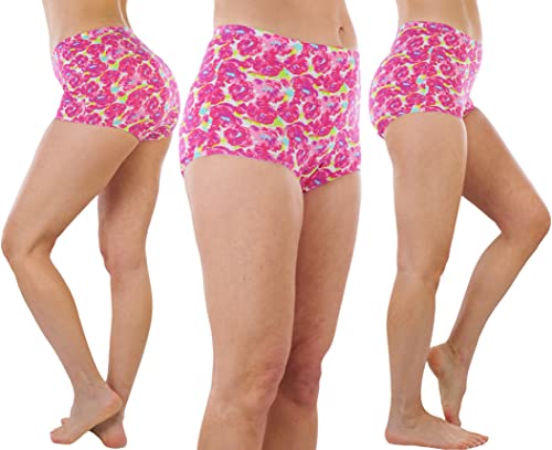 Image of ToBeInStyle Women's Pack of 6 High-Waisted Girdle Brief Tummy Support Everyday Panties