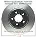 Detroit Axle - Rear Brake Kit for 07-21 Toyota Tundra 08-21 Sequoia Land Cruiser, Drilled & Slotted Brake Rotors 2008 2009 2010 2011 2012 2013-2021 Ceramic Brakes Pads Replacement : 13.58