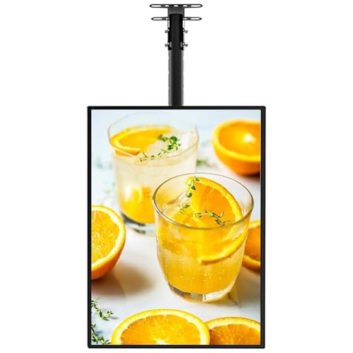 ���X���� LED �o�b�N���C�g�t���f�W�^�� �f�B�X�v���C ���j���[ �{�[�h �Ǌ|���Ŕ� ���X�g���� �J�t�F & �t�[�h �g���b�N�p �ȃG�l �X�i�b�v �t���[�� ���C�g �{�b�N�X(60x90cm/23.62x35.43in)