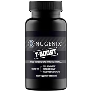 Nugenix T Boost – Free Testosterone Booster Supplement for Men, 30 Count