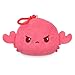 TeeTurtle Reversible Celestial Zodiac Astrological Sign Crab Plushie Keychain - Cancer - Astrology Novelty Clip-On Keychain