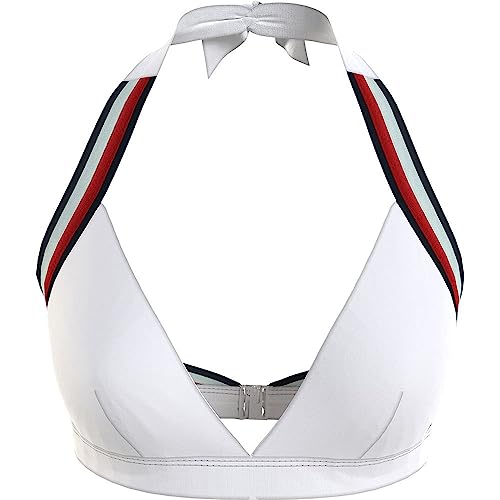 Tommy Hilfiger Signature Ribbed Triangle Bikini Top M