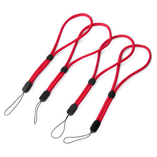 trage.band® dragonne courte réglable pour poignet, rouge