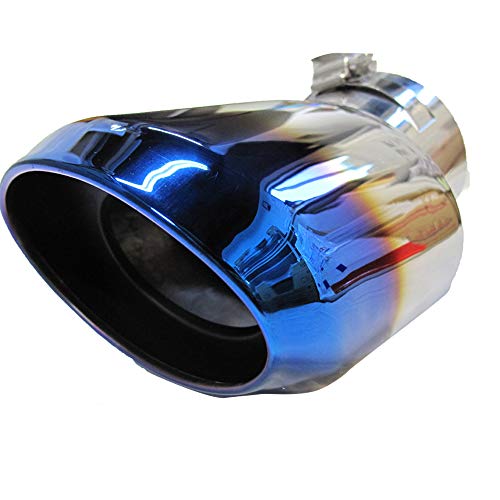 C-HR ステンレスマフラーカッター チタン焼調タイプ オーバル型 MF013 互換品