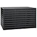 Produktbild vidaXL Gartenbox Auflagenbox Gartentruhe Kissenbox Truhe Aufbewahrungsbox Gartenmöbel Garten Box Kissentruhe Aluminium 150x100x100cm Anthrazit