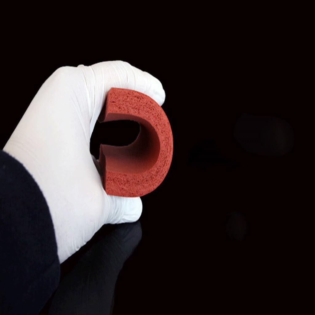 placa de espuma de silicona, Placa de losa espuma silicona, tablero hoja, manta aislamiento térmico, color rojo, 1 unidad, for junta sellado mejoras for el hogar(280 X 200mm,6mm)