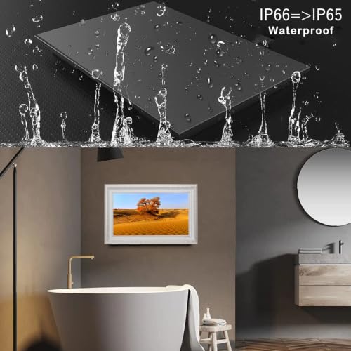 Image of Soulaca 22 inch webOS Smart Mirror TV with White Frame Decoration Smart Gallery | Smart webOS System, Vanishing Mirror Technology,Decorative White Frame Design, Built-in WiFi & Bluetooth