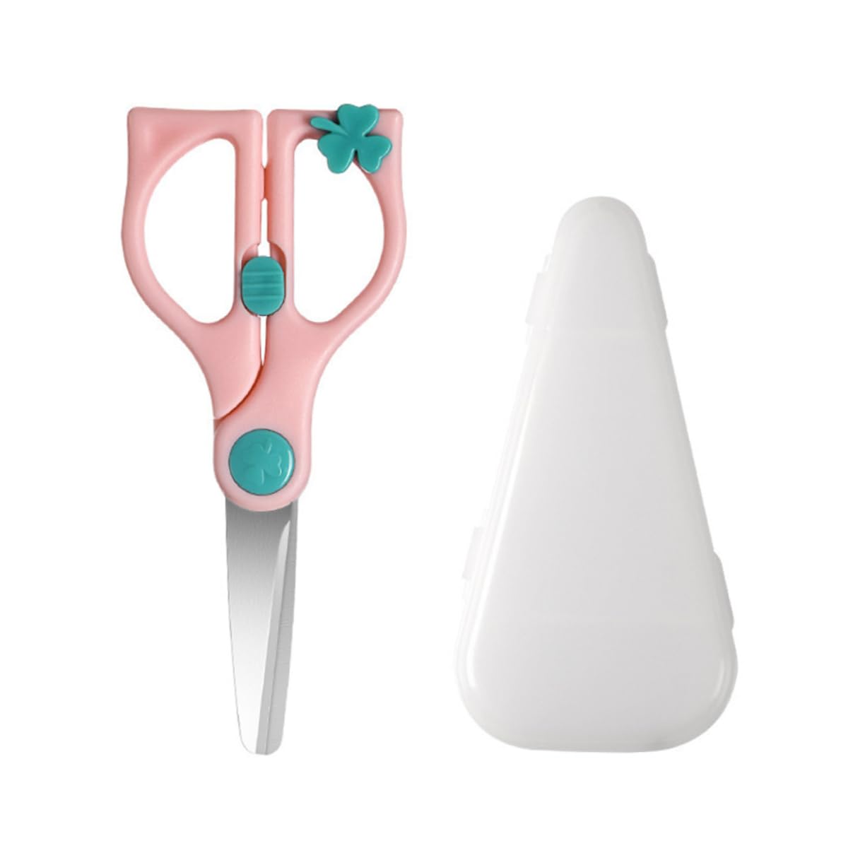 CIMAXIC Infant Food Scissors for Toddlers Safe Baby Food Shear Portable Lightweight for Baby Toddler