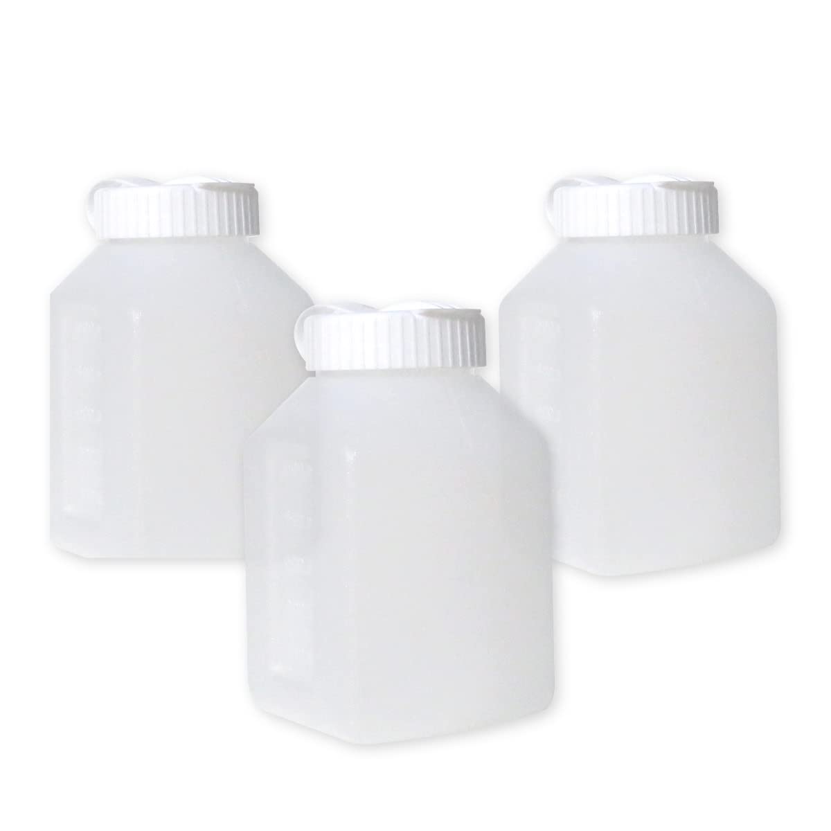 GAB Plastic, Snap and Seal Bottles Refrigerator, 0.5 Liter, Set Of 3 (0.5 L)