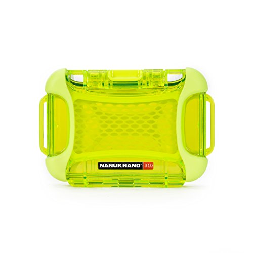 Nanuk 310-0002 Nano Series Waterproof Small Hard Case for Phones, Cameras and Electronics (Lime)