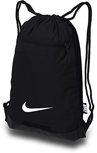 Nike Men's Alpha Gym Sack (Black/Black/White)