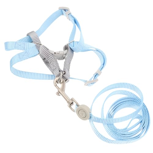 HEMOTON Cat Harness and Leash Metal Harness for Cats Comfortable for Outdoor Walking and Training