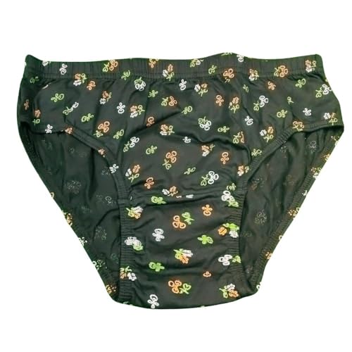 Image of LILSLIM ENA Print | Women's Briefs | Full Coverage, 100% Super Soft Cotton, | Inner Elastic Waistband | Innerwear, Panties | Floral Print (Pack of 5) (Multicolor)