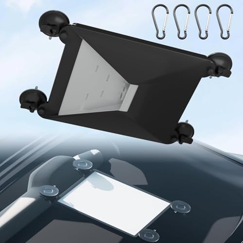 Starlink Mini Saugnapfhalterung mit Silikon Schutzhülle & Karabiner, Starlink Mini Halterung, Starlink MinAutohalterung für Dish Antenne, Auto Fenster und Sonnendäche