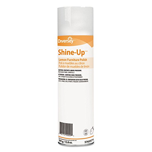 Diversey Shine-Up Furniture Cleaner Lemon, 13.8oz Aerosol 12/Case