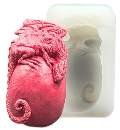 Dragon Silicone Mold SOAP Resin Wax Plaster Clay Egg
