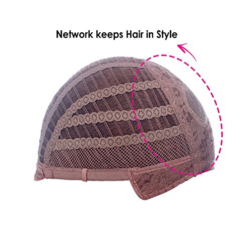 Allaura Pink Ombre Short Bob Wig For Women – Heat-Resistant To Curl & Restyle – Realistic Like Human Hair - Fits All, Non-Itch, Reusable #TOP7