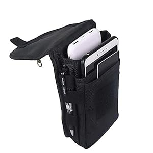 Large Smartphone Pouch Belt Pouch, Cell Phone Holster, Phone Case Tool Holder Gifts,Tactical Carrying Case Belt Loop…