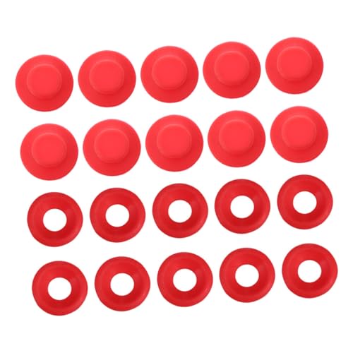 Cabilock 20pcs Silicone Gaskets for Swing Top Bottles High Pressure Leak Seals for Home Brew Beer and Soda Replacement Washers Seal