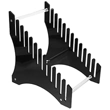 Tabletop record holder:it is very suitable for office, school, storage, also suitable for other small tools storage, etc,plates stand rack Vinyl stand display:this storage shelf can store large capacity, is and practical for your home and office use,...