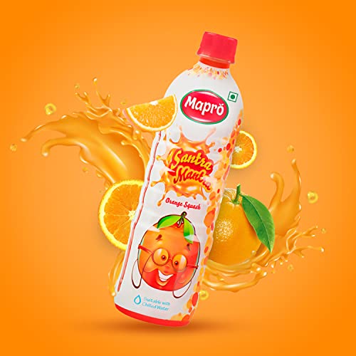 Image of Mapro Santra Mantra Orange Squash, 750ml (Pack of 2)