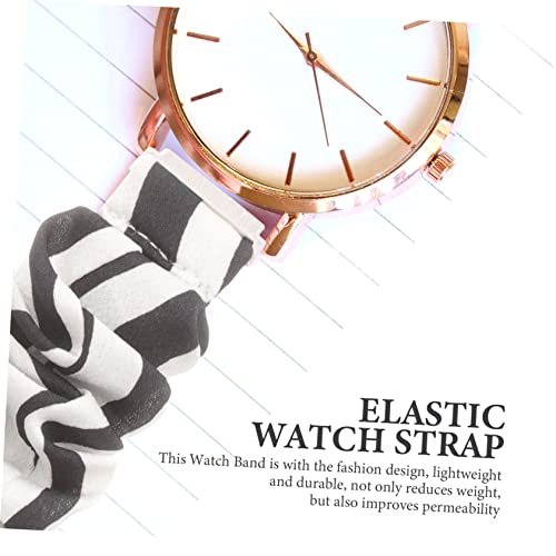 Bracelet montre élastique en polyester extensible anti-irritation