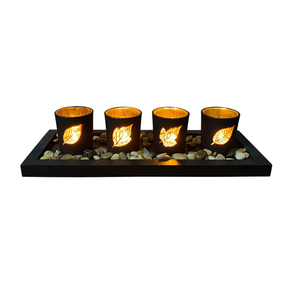 Porte-feuilles en verre pour stabiliser vos menus et illuminer votre table