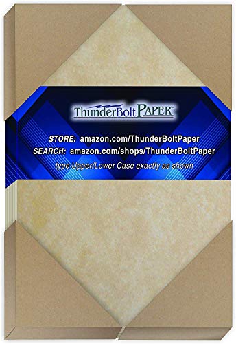 200 Old Age Parchment 65Lb Cover Paper Sheets 4 X 6 Inches Cardstock Weight Colored Sheets 4X6 Inches Photo|Card|Frame Size - Printable Parchment Look #TOP5