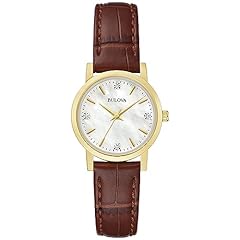 Brown Leather Strap, Mother-of-Pearl Dial
