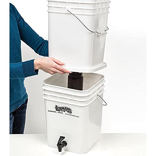 Lehman's Bucket Water Filter Purification System Kit 24 Gallons Per Day