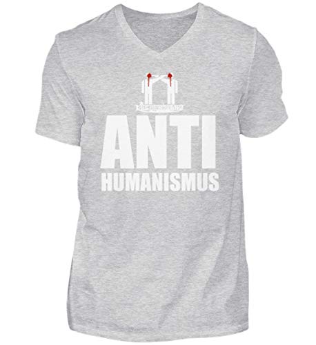 T-shirt anti-humanisme col en V homme Kirchenbrand Small idéal pour vos sorties urbaines