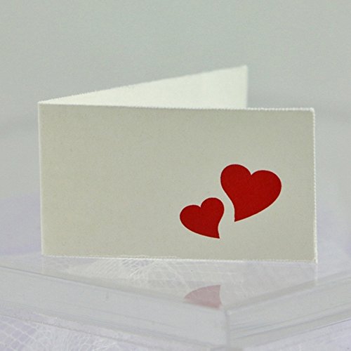 20tarjetas de recordatorio para bodas, con corazones