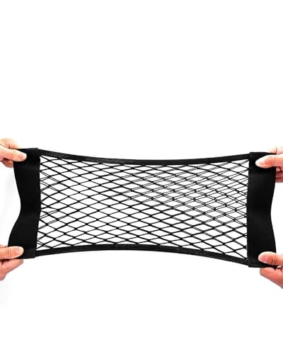 Filet de rangement pour siège de voiture en maille élastique durable