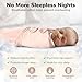 Mama Cheetah Preemie Swaddle Sack, Organic Swaddle Sleep Sacks for Preemies, Preemie Swaddling Blanket Wrap for Baby Girl 4-7 lbs, Newborn Essentials, 3-Pack, Grey