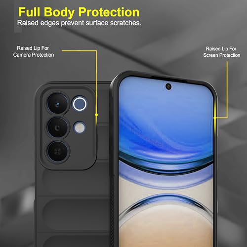 Image of amazon basics Back Case Cover for Realme Narzo 90x 5G | Compatible for Realme Narzo 90x 5G Back Cover | Liquid Silicon Magic Case for with Camera Protection | Black
