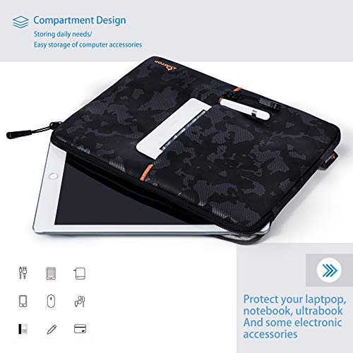 Image of MOCA 360 Protection 10.5-11 Inch Tablet Sleeve Case Bag for iPad 10.2'' /Ipad Air 4 10.9 Inch /Ipad Pro / 9.7 inch Ipad, Surface Go /Surface Pro, Galaxy Tab 10.5 /Xiaomi Pad 5 (9.7-11 Inch, Camoflague)