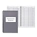 Side Spiral Bound Slate Gray Checkbook/Transaction Register