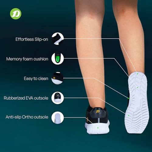 Image of DOCTOR EXTRA SOFT Memory Foam Mens Running Shoe | Sports,Gym,Training,Walking,Jogging,Casual | Lightweight & Comfortable | Loafer Sneakers Lace-Up Athletics Moccasins Slipon for Gent's & Boy's D-2002