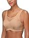 Wingslove Women's Full Coverage High Impact Wirefree Workout Non Padded Sports Bra Bounce Control (Nude,44G)