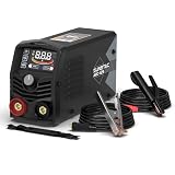 Sunstac Mini soldador de vara, 125A 110V STICK/Lift TIG 2 em 1 máquina de solda portátil com partida a quente, força de arco, anti-aderente e VR opcional, proteção contra sobrecarga, alça de ombro
